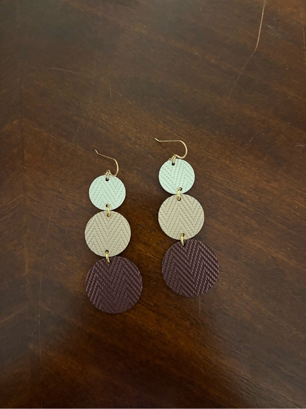 Nickel and suede Dotties